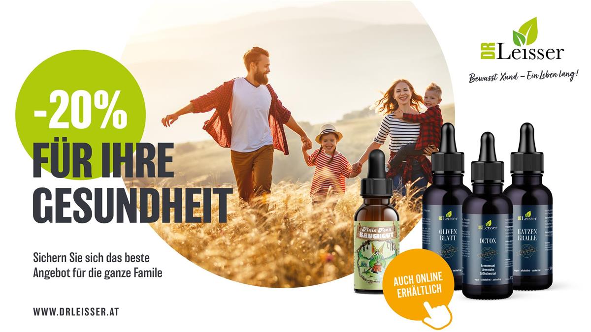 Mai Aktion mit 20% Rabatt auf D-Mannose + Cranberry, Omega3 flüssig und Beauty Kollagen Drink